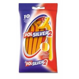 Maszynki jednorazowe Polsilver 10szt