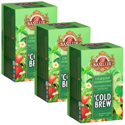 BASILUR Cold Brew - Owocowa herbata bezkofeinowa