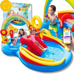 WODNY RAJ W OGRODZIE! Plac Zabaw INTEX Basen