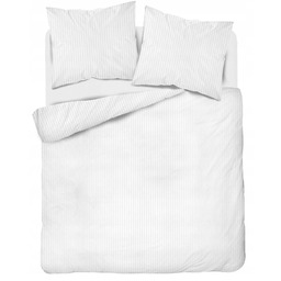 Pościel bawełniana z adamaszku 160x200 biały