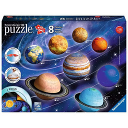 Puzzle 3D 522 elementy. Układ Słoneczny Ravensburger