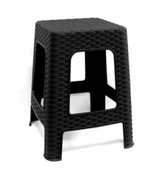 Ogrodowy taboret do sztaplowania Ratan, 45 x 35,5