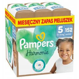 Pampers Harmonie Rozmiar 5 152 szt. Pieluszki Miesięczny