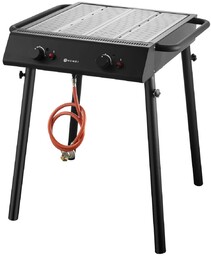 HENDI Grill gazowy Xantos Black 9,5kW, 770x710x(H)870mm 148631