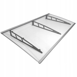 Daszek nad Drzwi Wejściowe Zadaszenie Prosty 190x100 cm