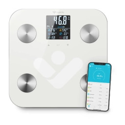 TrueLife FitScale W6 BT 180kg Biały Waga łazienkowa
