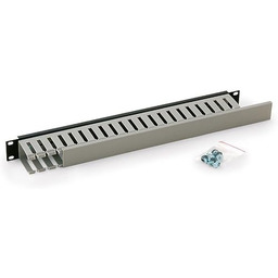 Tritón RAB-VP-X02-A1 kanał kablowy, 1U, jednostronna listwa plastikowa,