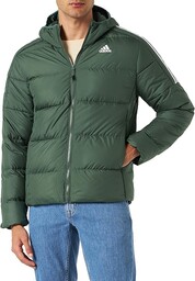 adidas Essentials Midweight Hooded Kurtka puchowa, Green Oxide,