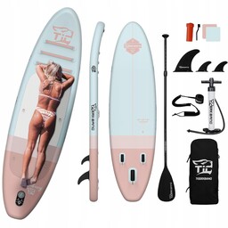 Deska Sup Pompowana 305x84 z Akcesoriami Pompka Wiosło