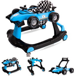 Interaktywny Chodzik jeździk pchacz Wyścigówka Formuła 1 3w1