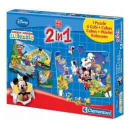 CLEMENTONI 12631 PUZZLE I KLOCKI MMCH 2W1