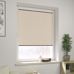 Plisa okienna na wymiar Harmonica, biały, Pearl Basic