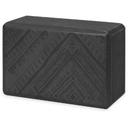Gaiam Kostka do jogi Navajo Black 63749