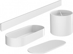 HANSGROHE 27968700 WallStoris Pakiet łazienkowy Biały Matowy