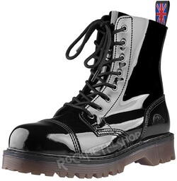glany NEVERMIND - CZARNE (8 dziurek) lakierowane-42