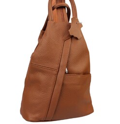 Plecak Skórzany PolskaGalanteria (PL) JOANNA CIEMNY KARMEL Skóra