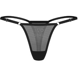 Obsessive Violami przezroczyste stringi z napisem "Sexy" -