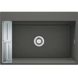 Deante Magnetic ZRM_T10B Granitowy Antracyt metalik Zlewozmywak prostokątny