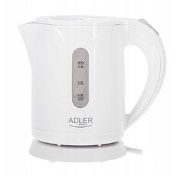 Czajnik plastikowy Adler Ad 1371 0,8 L biały