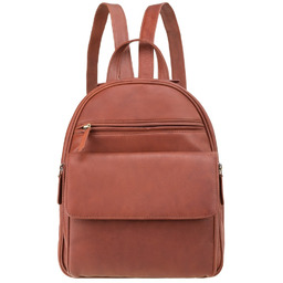 Skórzany plecak damski Visconti V-01433 brązowy