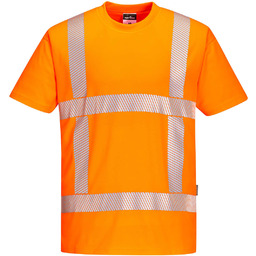 PORTWEST R413 T-SHIRT OSTRZEGAWCZY RWS ; POMARAŃCZOWY
