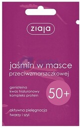 Ziaja Jaśminowa jaśmin w masce przeciwzmarszczkowej 50+ 7ml