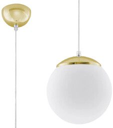Lampa wisząca UGO 20 złota SL.0715 - Sollux