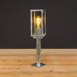 Eco-Light Lampa cokołowa Karo, czujnik zmierzchu, 55 cm