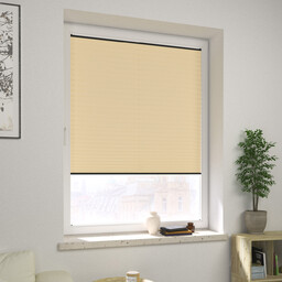 Plisa okienna na wymiar Harmonica, beżowy, Pearl Basic