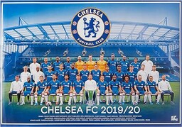 Chelsea FC 2019/20 Squad A2 plakat piłkarski/nadruk/sztuka ścienna