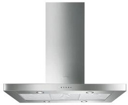 Smeg KI90XE Srebrny Okap wyspowy