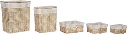 Home ESPRIT Kosz na pranie naturalny beżowy 5-częściowy
