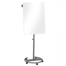 Flipchart mobilny 70x100cm suchościeralno magnetyczny szklany MEMOBE biały