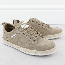 Półbuty męskie espadryle khaki Nowacki 0017-E