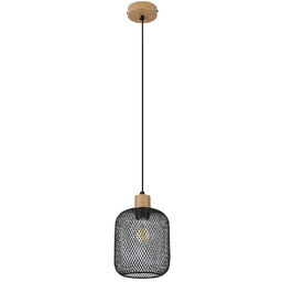 Rabalux Metalowy zwis ażurowy Grendel 3131 czarna lampa