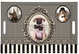 DUŻA TACA DESEROWA - VINTAGE DOGS (300 DOGS)