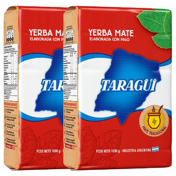 Zestaw Yerba Mate TARAGUI con palo tradicional 2kg