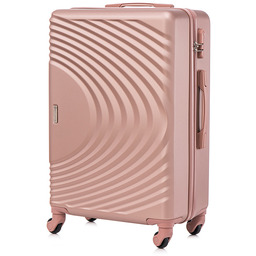 Średnia walizka SINOPE BETLEWSKI różowe złoto BWA-055 M