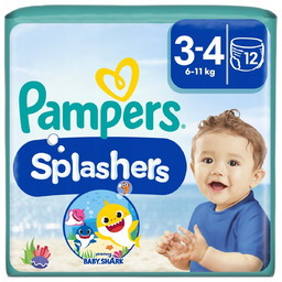 PAMPERS PIELUSZKI NA BASEN PŁYWANIA DLA DZIECI SPLASHERS