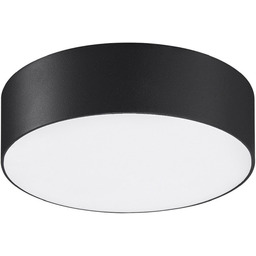 Plafon zewnętrzny LED czarny okrągły 20cm AZ4490