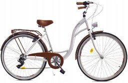 Rower miejski damski z przerzutkami DALLAS BIKE 26