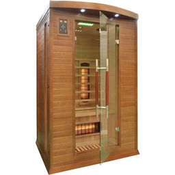 Sauna infrared Nordum Classic 2-osobowa WiFi brązowa