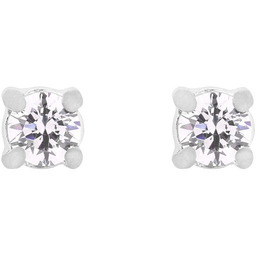 Srebrne kolczyki z kryształkami SWAROVSKI  CRYSTAL