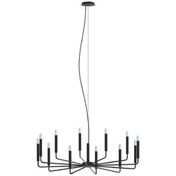 Żyrandol ORTO B Nowodvorski Lighting, czarny, salon /