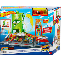Hot Wheels City Superstacja ładowania samochodów Zestaw