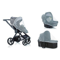 Dwie moskitiery do wózków dziecięcych, wielokolorowe, rozmiar uniwersalny