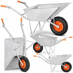 Taczka ogrodowa budowlana spawana stalowa Ocynkowana Higher 120L