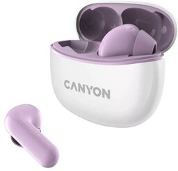 Canyon TWS-5 Dokanałowe Bluetooth 5.2 Fioletowy Słuchawki bezprzewodowe