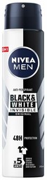 Nivea Men Black&White Invisible Original 250ml antyperspirant spray