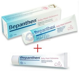 Bepanthen Baby maść ochronna 100g + Bepanthen Baby